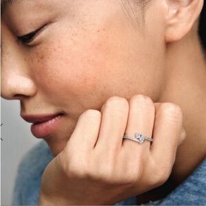 Pandora | Two Sparkling Hearts | Ring